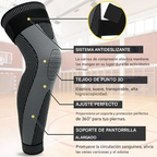 Rodillera larga de compresión con banda – soporte y comodidad para tu rodilla