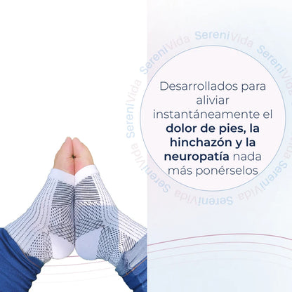 Medias De Compresión - Obtén Alivio Instantáneo De Pies Hinchados Y Adoloridos