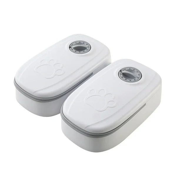 Comedero Automático Doble para Mascotas