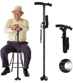 BASTON PLEGABLE CON LINTERNA