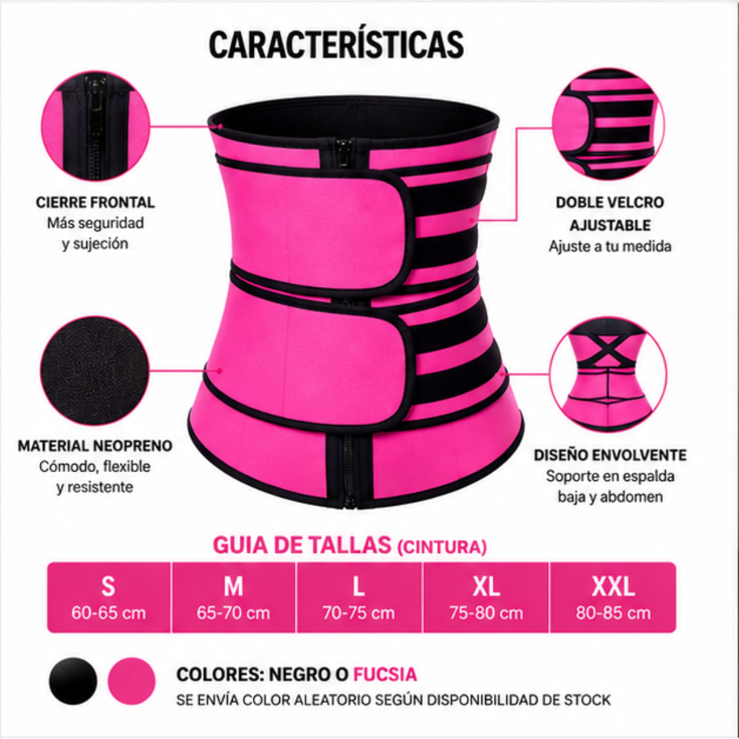 🔥 Faja Deportiva Doble Ajuste NY-58 | Compresión y Soporte para Entrenar