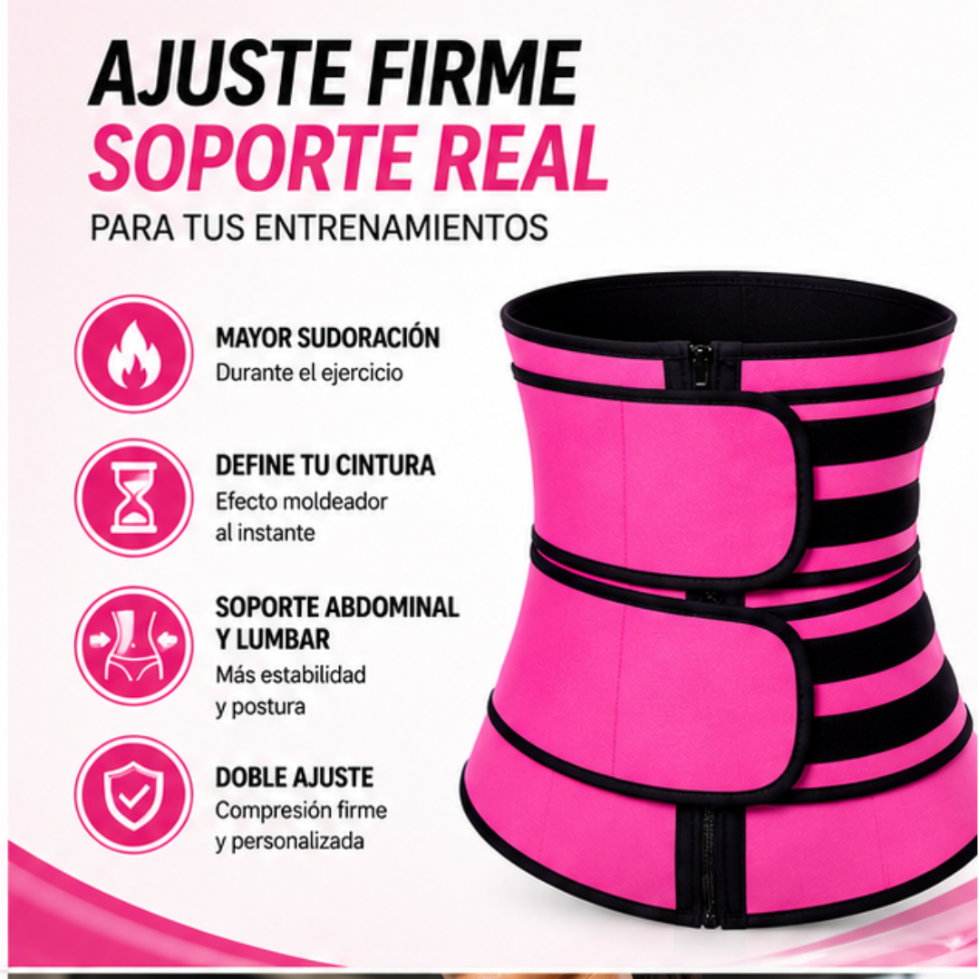 🔥 Faja Deportiva Doble Ajuste NY-58 | Compresión y Soporte para Entrenar