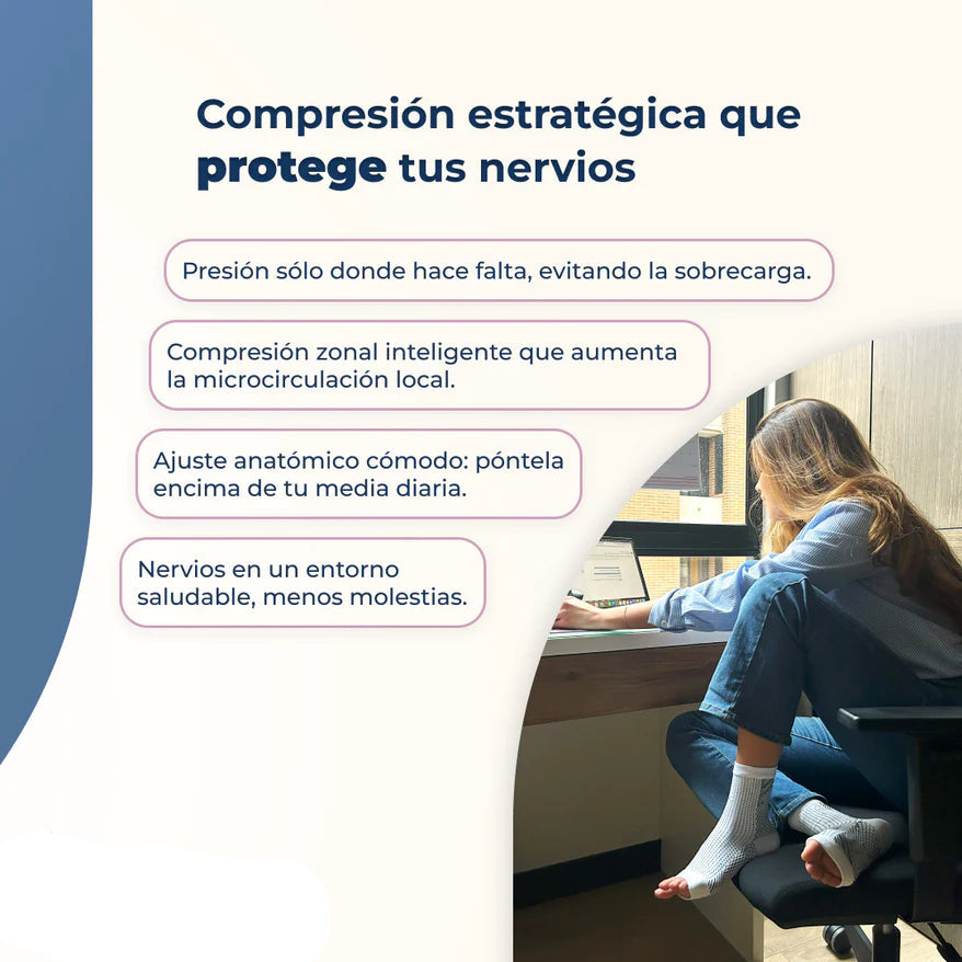 Medias De Compresión - Obtén Alivio Instantáneo De Pies Hinchados Y Adoloridos