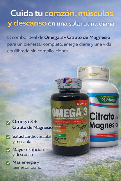 Cuida tu corazón, músculos y descanso en una sola rutina diaria / Combo Salud Integral