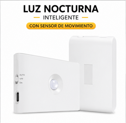 Nunca Camines a Oscuras Otra Vez ✨ | Luz Nocturna Inteligente con Sensor