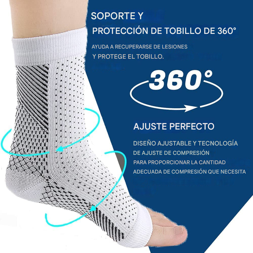 Medias De Compresión - Obtén Alivio Instantáneo De Pies Hinchados Y Adoloridos