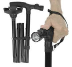 BASTON PLEGABLE CON LINTERNA