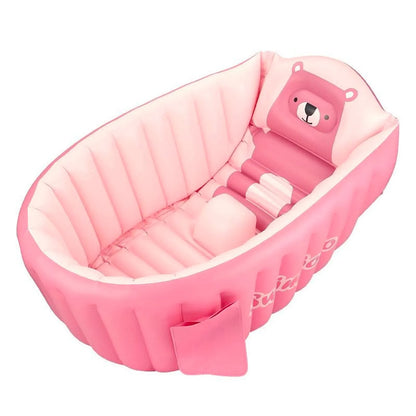 Bañera Inflable para Bebé – Seguridad y Comodidad en Cada Baño – Portátil y Práctica + Bomba de aire GRATIS